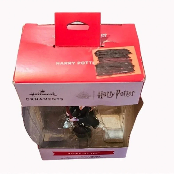 Hallmark Wizarding World Harry Potter w/ Thunderbolt Broom NIB - Picture 3 of 6
